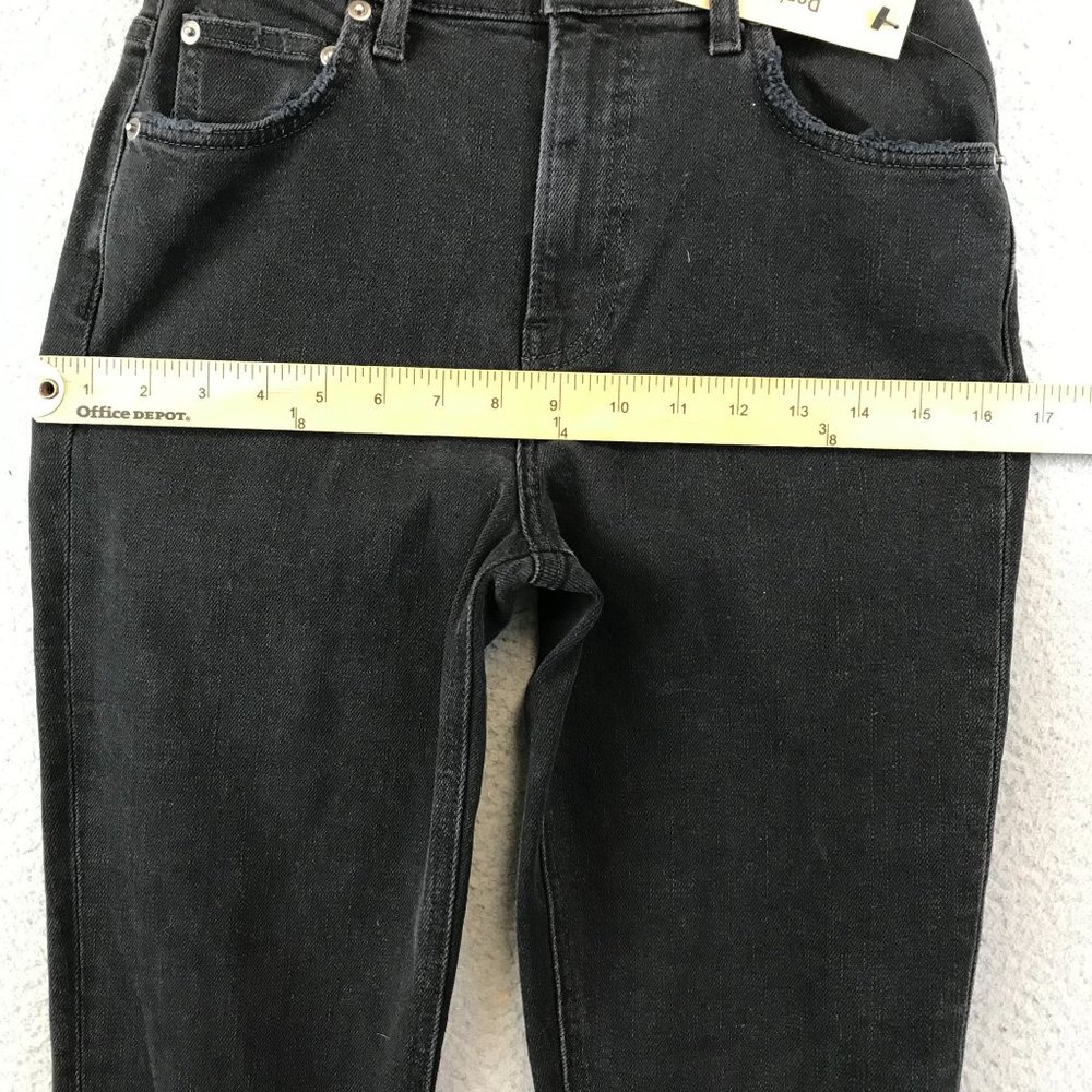 NWT Reformation Jeans Womens Hepburn Skinny Jeans Size 25 Black High Rise - Picture 6 of 11